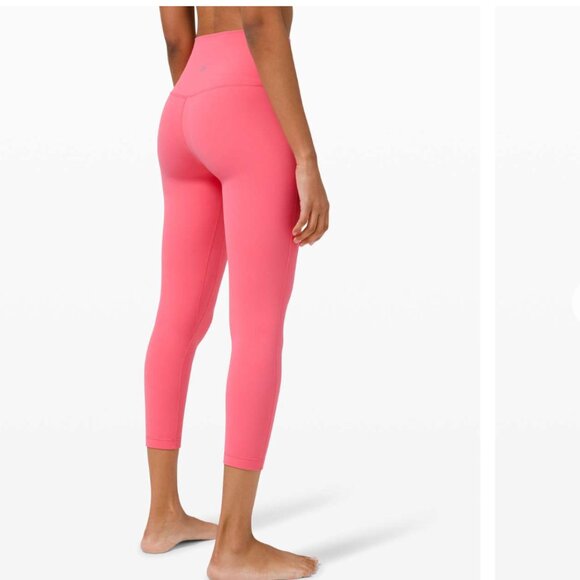 Lululemon Align Pant 25" Guava Pink leggings 4 cropped - Picture 1 of 6